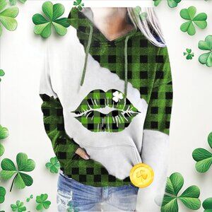 🍀GORIFE Women's St Patrick's Day Tunic Long Sleeve  Sz L